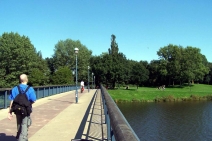 Fu�g�ngerbr�cke N�he Deichschart in der Neustadt