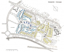 Lageplan mit Geschosshöhen